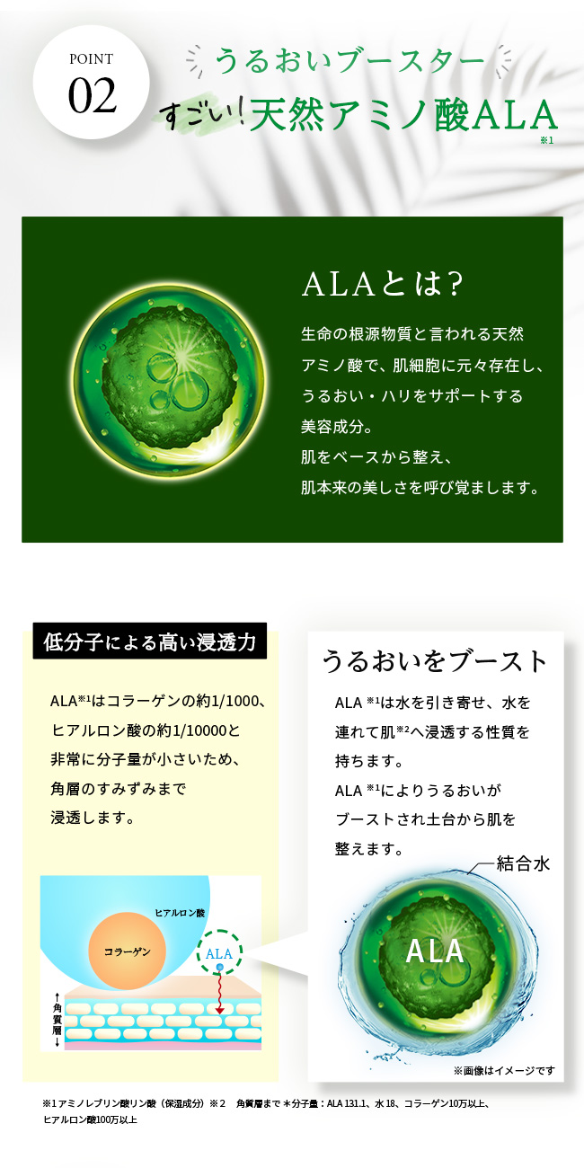 うるおいブースター天然アミノ酸ALA