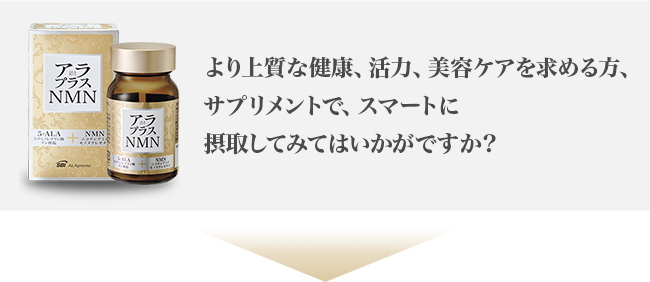 サプリでスマートに摂取