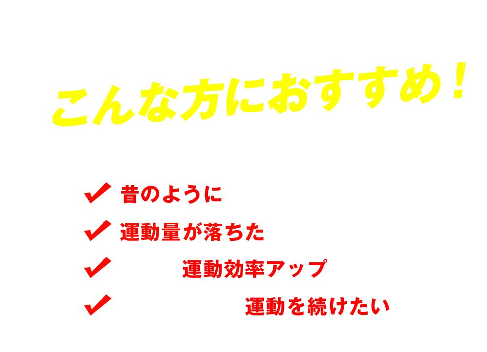 さらに！こんな方におすすめ！