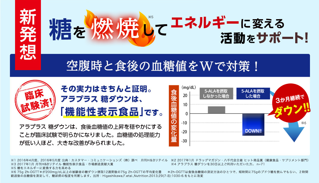 新発想！糖を燃焼してエネルギーに変える活動をサポート！