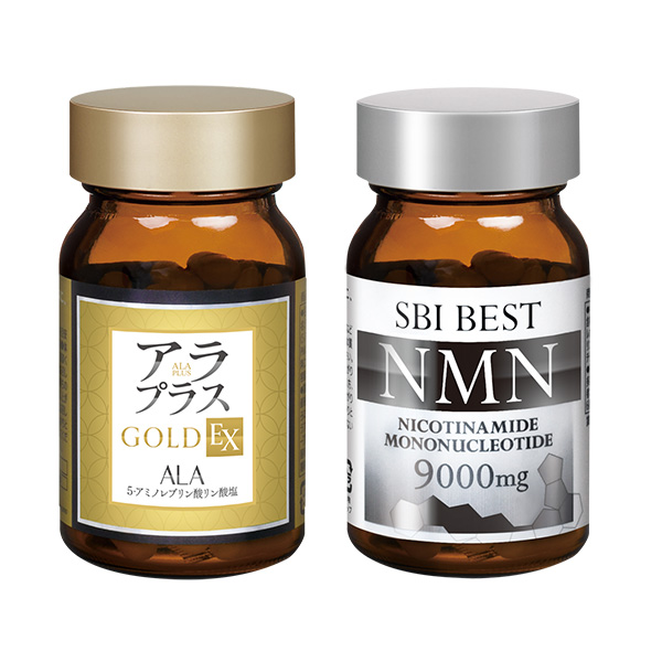 アラプラス ゴールドEX + SBI BEST NMN: サプリメント5-ALA公式 